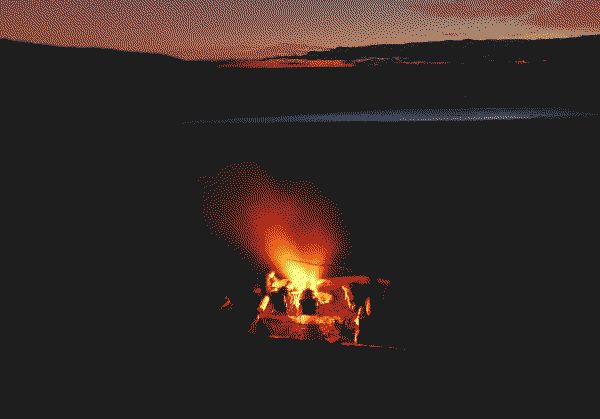 Le symbôle du feu de camp